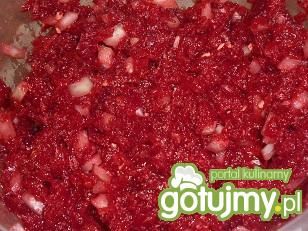 Buraczki z chrzanem i cebulą