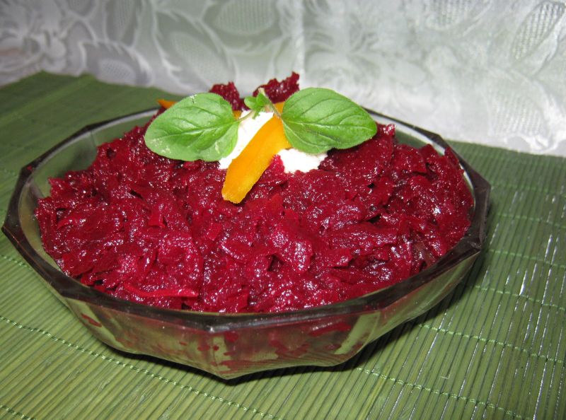 Buraczki z jabłkiem