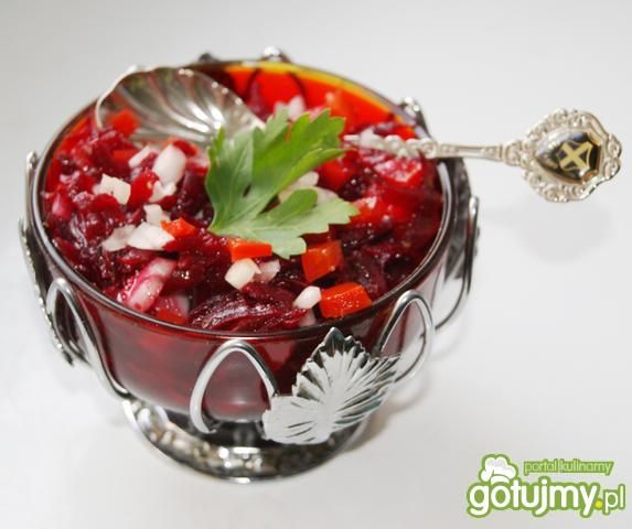 Buraczki z konserwową papryką : Buraczki z konserwową papryką :