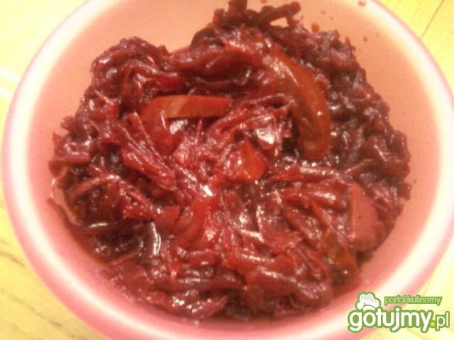 Buraczki z papryką.