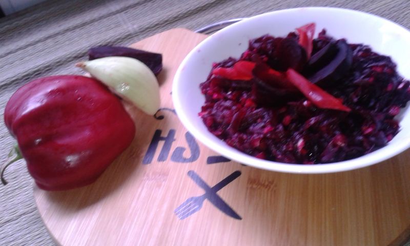 Buraczki z papryką do obiadu