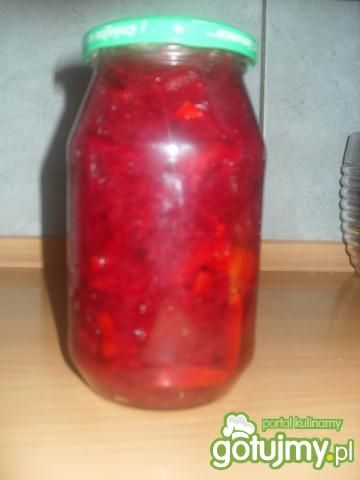 Buraczki z papryką na zimę.