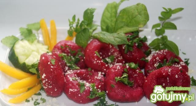 Buraczkowe kluski z dziurką Buraczkowe kluski z dziurką