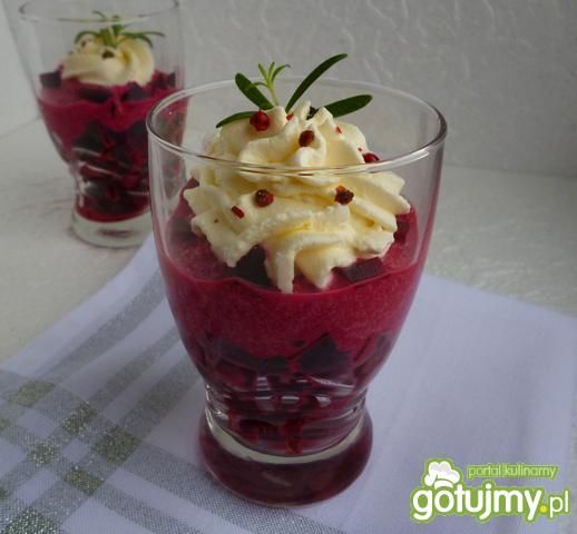 Buraczkowe tiramisu Buraczkowe tiramisu