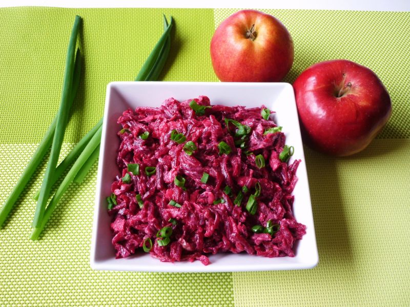 Buraki czerwone z chrzanem i majonezem