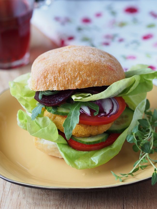 Burger wegański Burger wegański