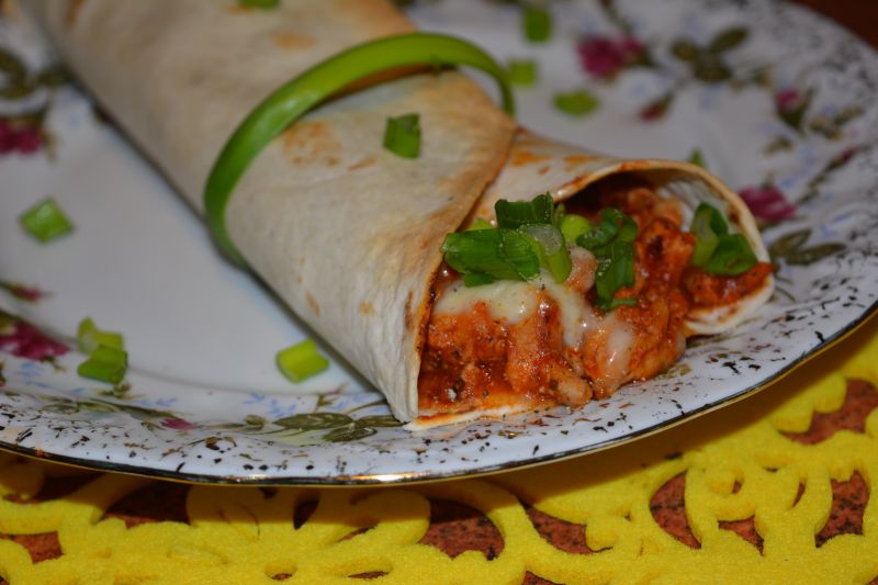 Burrito z mięsem mielonym
