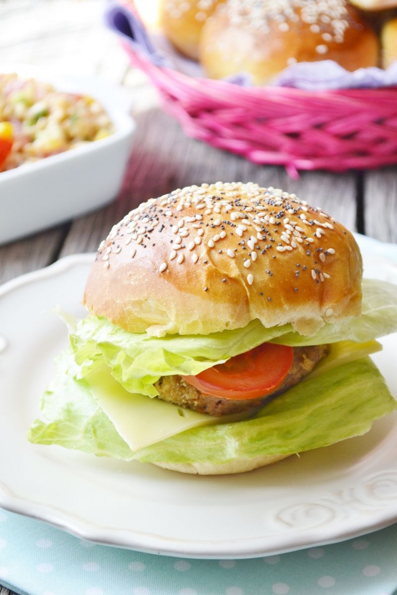 Całkowicie domowe burgery