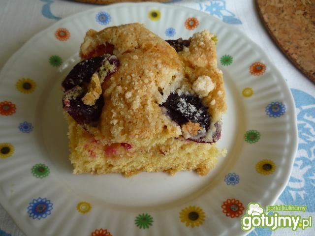 Całoroczne ciasto z owocami Całoroczne ciasto z owocami