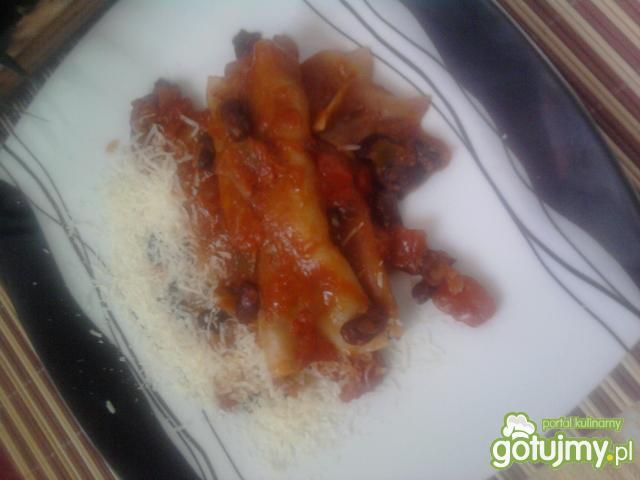 Canelloni po meksykańsku z sosem Łowicz