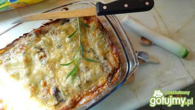 Canelloni pod porowo-musztardowym sosem Canelloni pod porowo-musztardowym sosem