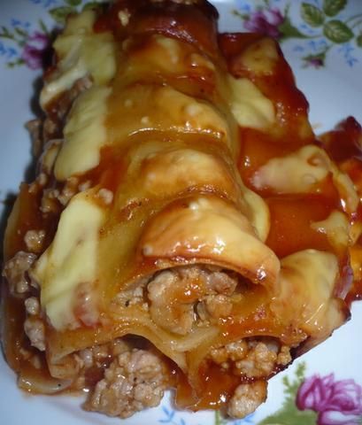 Cannelloni pod serową pierzynką Cannelloni pod serową pierzynką