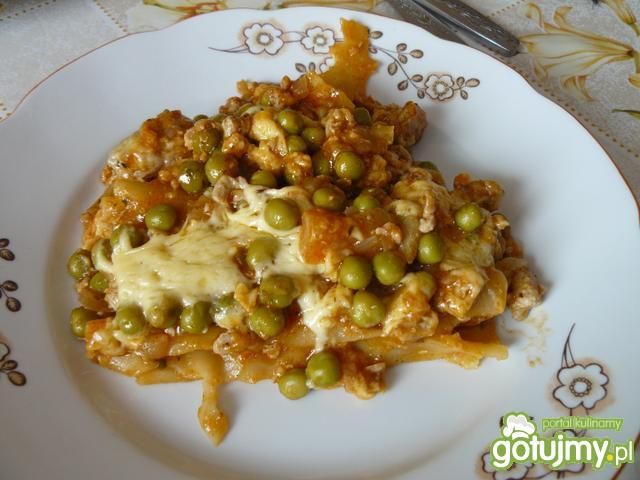 Cannelloni z groszkiem. Cannelloni z groszkiem.