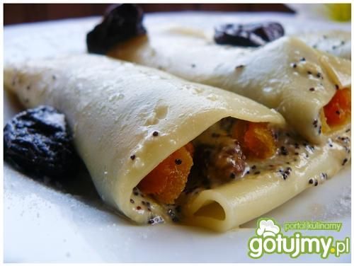 Cannelloni z masą bakaliowo - miodową