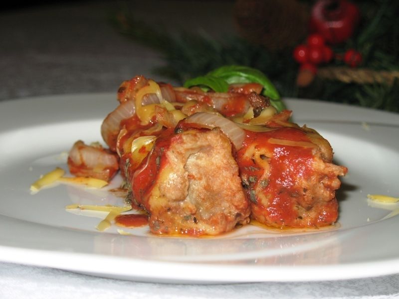 Cannelloni z mięsem i pasztetową Cannelloni z mięsem i pasztetową