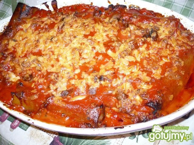 Cannelloni z mięsem i pieczarkami Cannelloni z mięsem i pieczarkami
