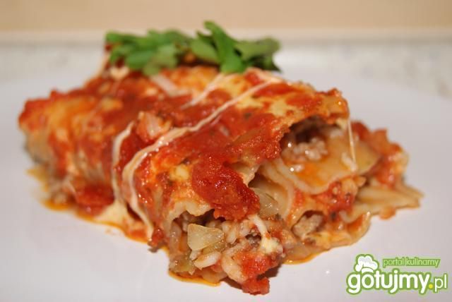 Cannelloni z mięsem i warzywami