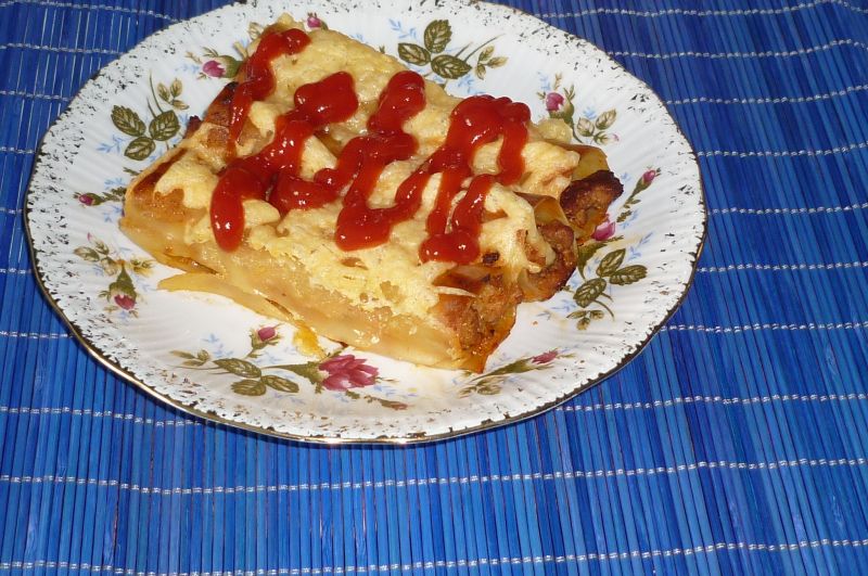 Cannelloni z mięsem i żółtym serem 