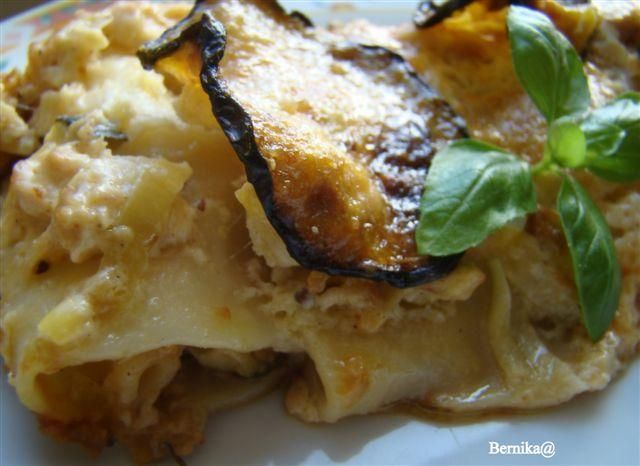 Cannelloni z piersią w sosie smietanowym Cannelloni z piersią w sosie smietanowym