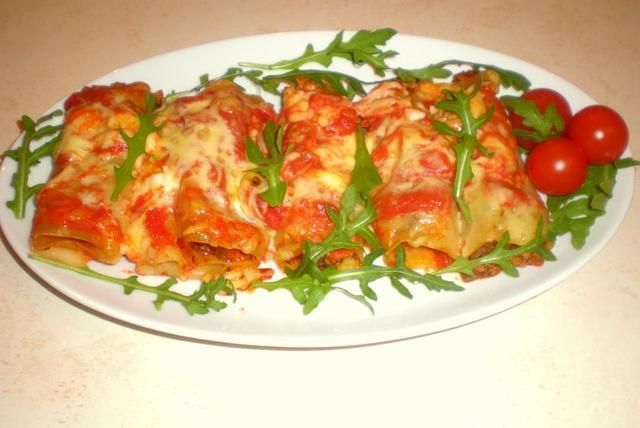 Cannelloni z sosem Łowicz Cannelloni z sosem Łowicz