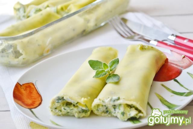 Cannelloni ze szpinakiem i cukinią Cannelloni ze szpinakiem i cukinią