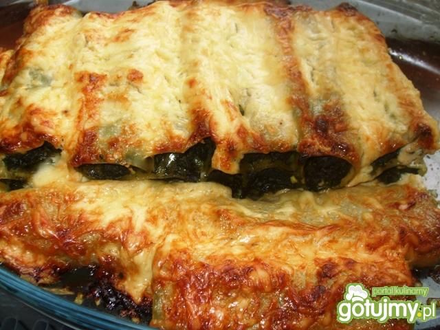 Cannelloni ze szpinakiem i serem feta Cannelloni ze szpinakiem i serem feta