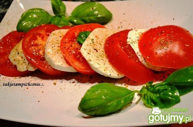 Caprese z malinówką