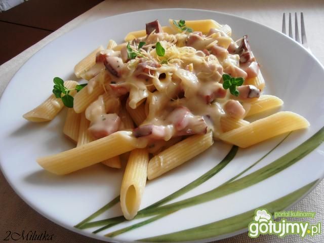 Carbonara z penne Carbonara z penne