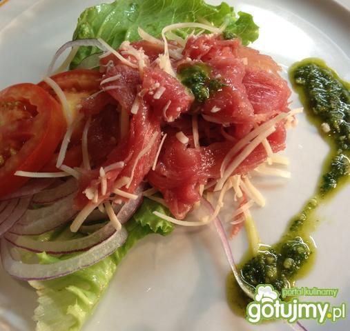 Carpaccio po toskańsku.