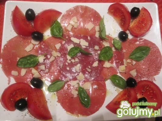 Carpaccio z dodatkami