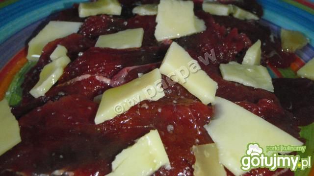 Carpaccio z jelenia Carpaccio z jelenia