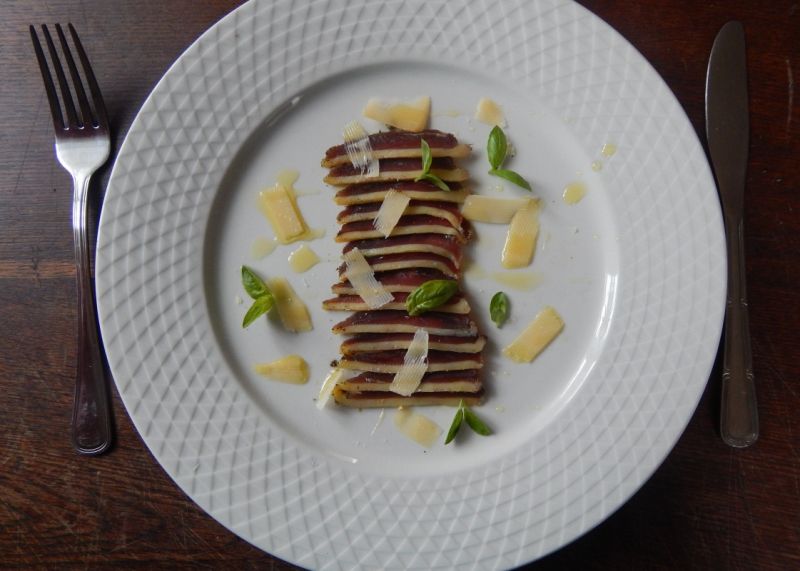 Carpaccio z kaczki Carpaccio z kaczki