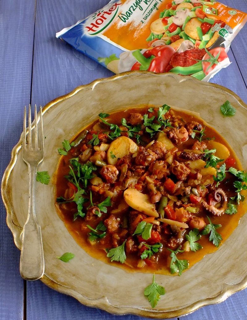 Cataplana de polvo (cataplana z ośmiornicą) 