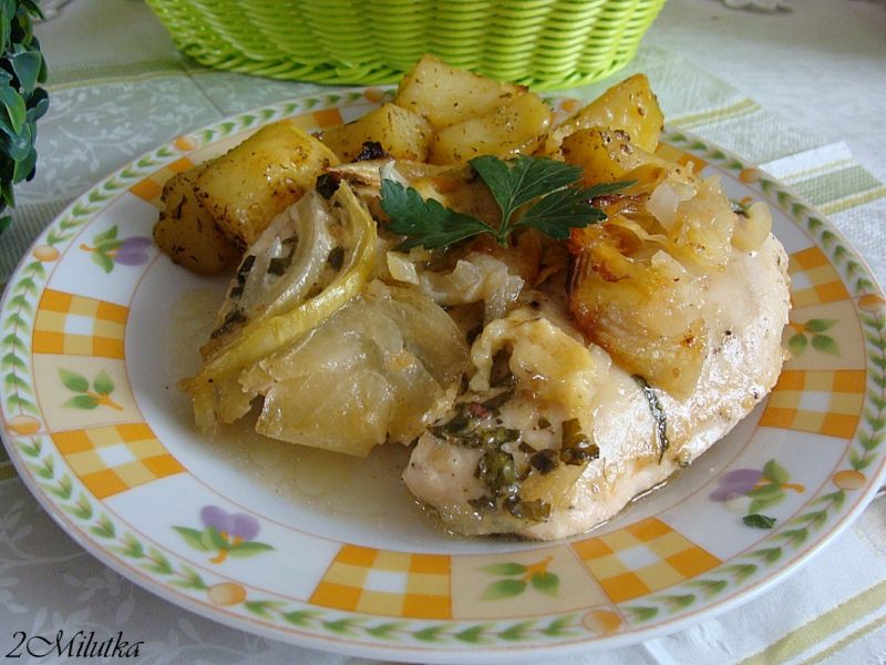 Cebulowy filet z kurczaka Cebulowy filet z kurczaka