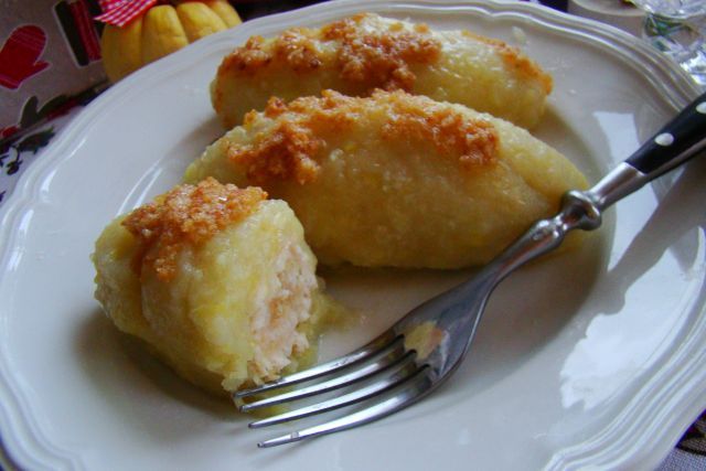 Cepeliny z farszem drobiowym