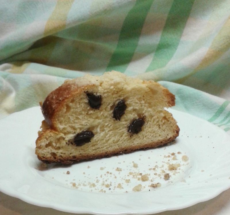 Chałka z czekoladą i kruszonką Chałka z czekoladą i kruszonką