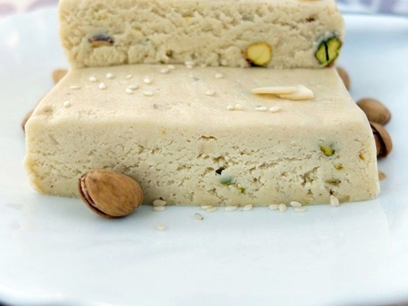 Chałwa sezamowa z pasty tahini