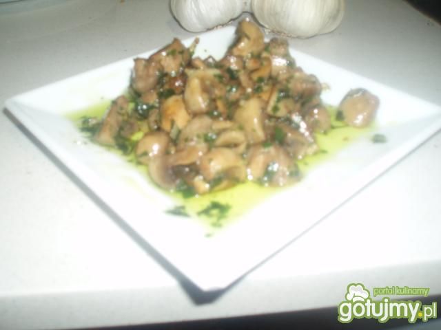 Champińons con ajo-pieczarki po hiszpańs