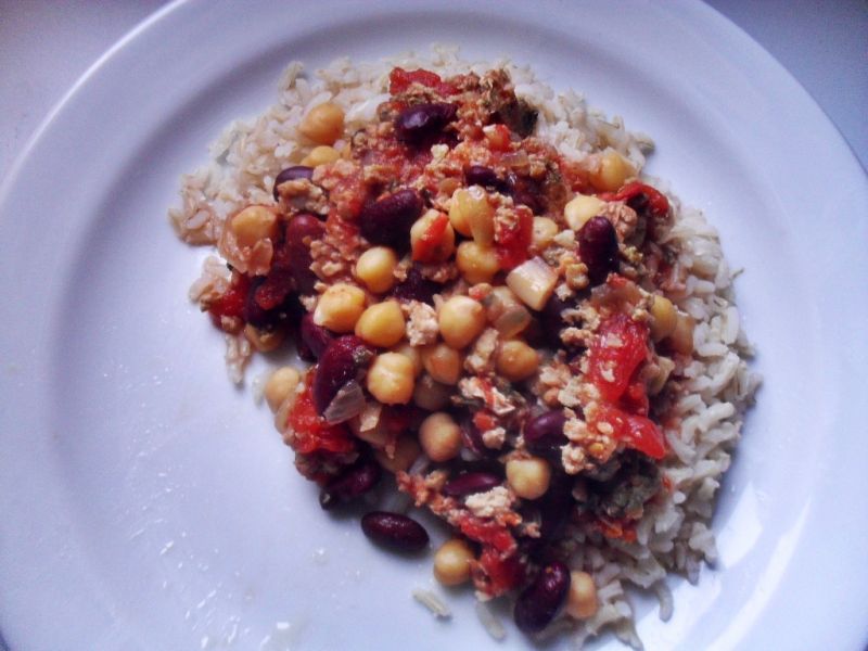 Chili con carne z ciecierzycą