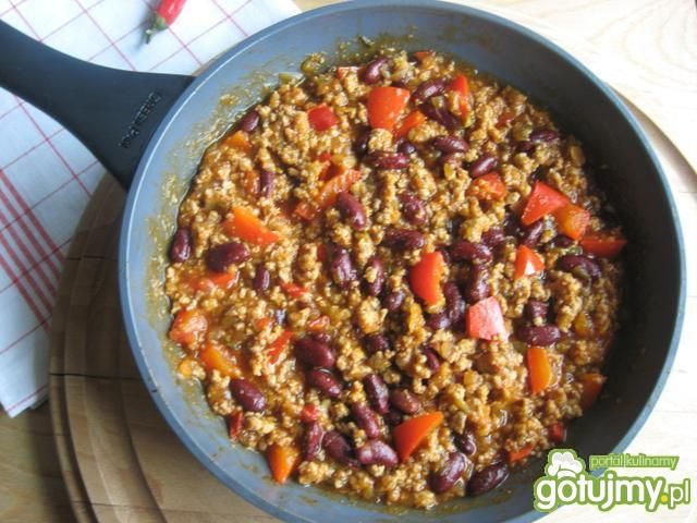 Chili con carne z czerwoną papryką Chili con carne z czerwoną papryką