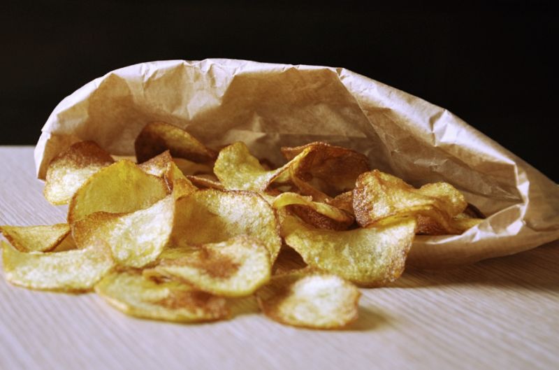 Chipsy ziemniaczane solone