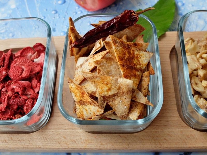 Chipsy/nachosy z tortilli