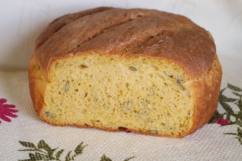 Chleb dyniowy na poolish Chleb dyniowy na poolish