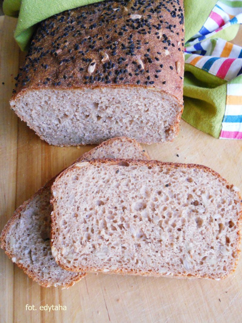 Chleb orkiszowy bez wyrabiania