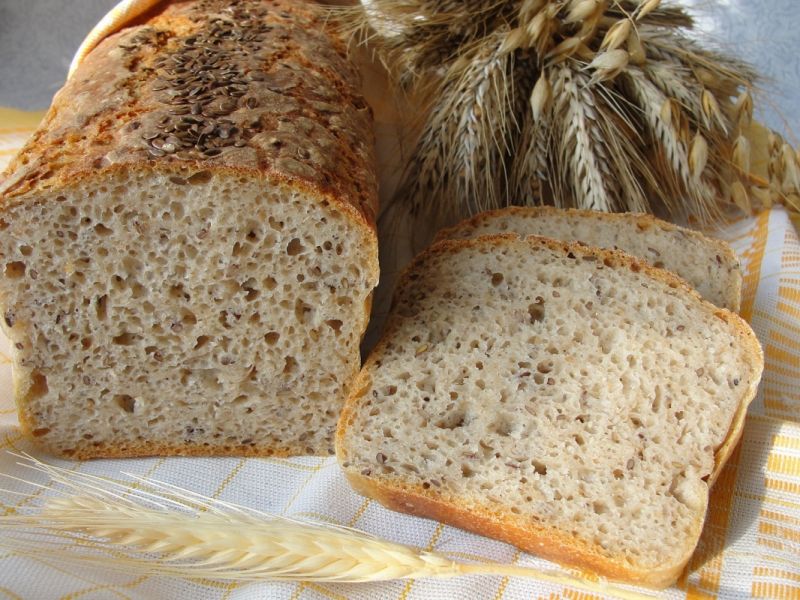 Chleb pytlowy z siemieniem lnianym Chleb pytlowy z siemieniem lnianym