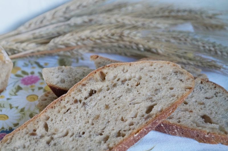 Chleb słonecznikowy z melasą na zakwasie