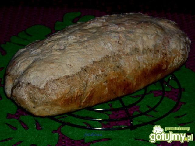 Chleb z bazylią i mielonymi  pomidorami Chleb z bazylią i mielonymi  pomidorami