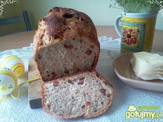 Chleb z boczkiem na zakwasie Chleb z boczkiem na zakwasie