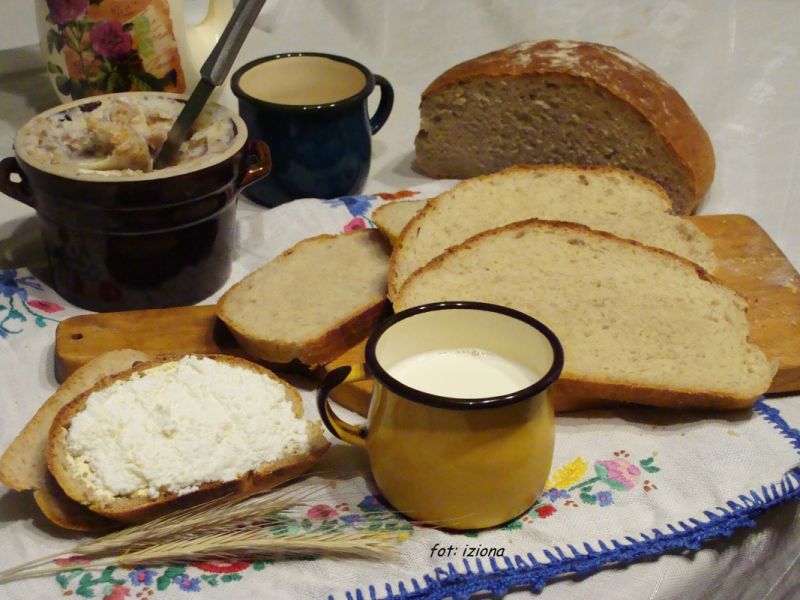 Chleb z dodatkiem ziemniaków 