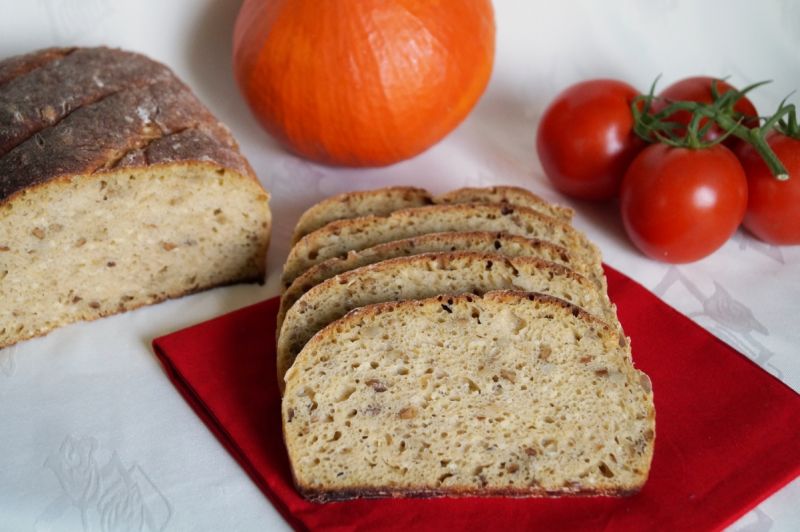 Chleb z dynią i kaszą jaglaną